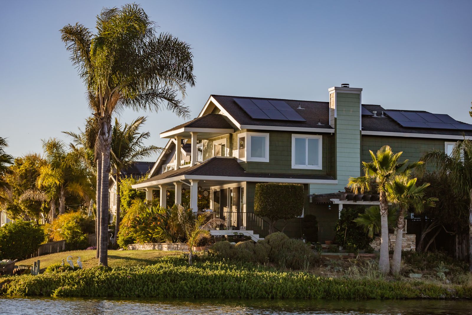 Completed rooftop solar installation on a Triangle area home