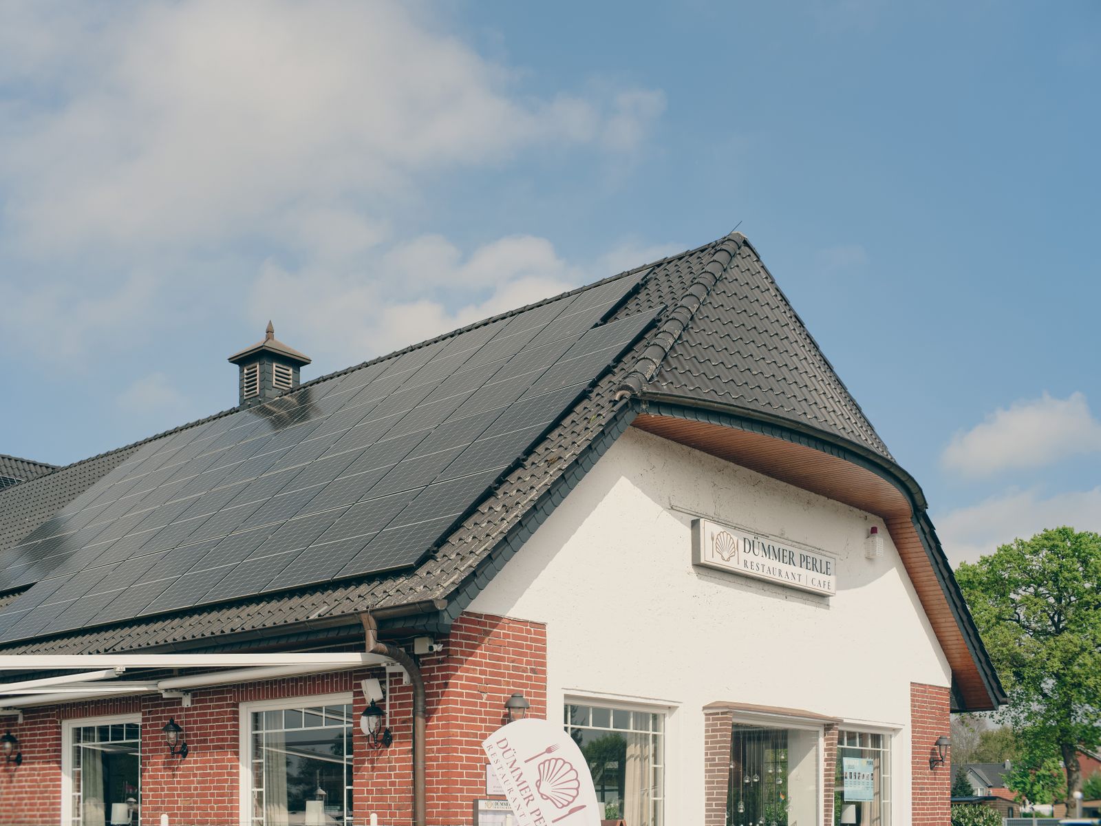 Parking canopy at an independent school